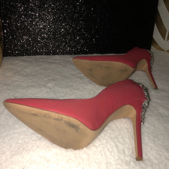 *Red pumps with Silver rhinestones* - Picture 3 of 3